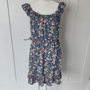 Floral Ruffle Dress